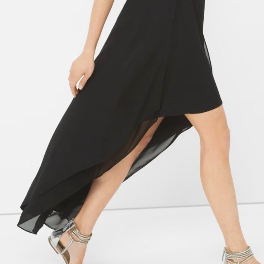 WHBM One-Shoulder Asymmetric Dress - Picture 4 of 7